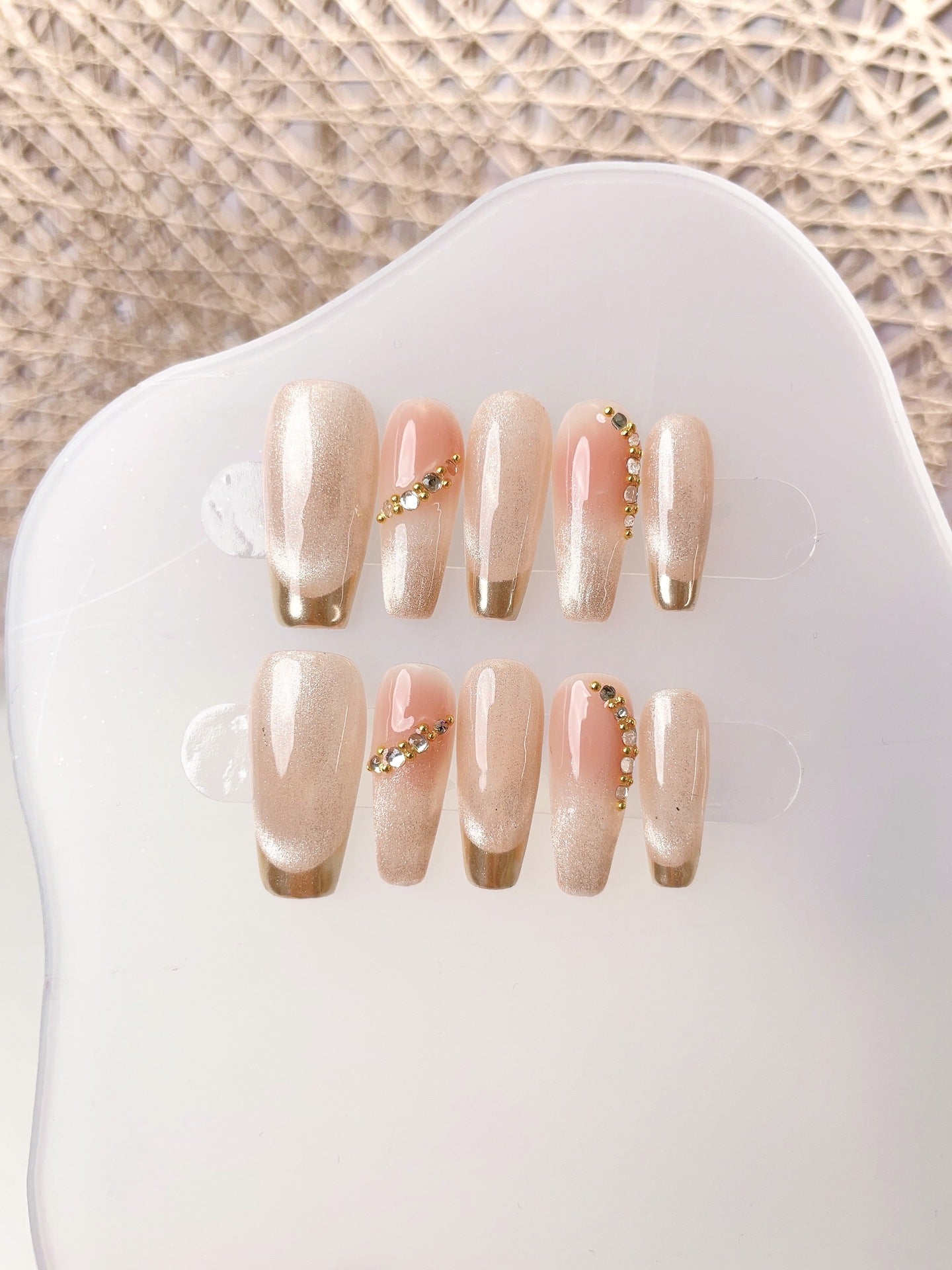 LX-X27 Pure handmade cat's eye Presson nail art cat's eye